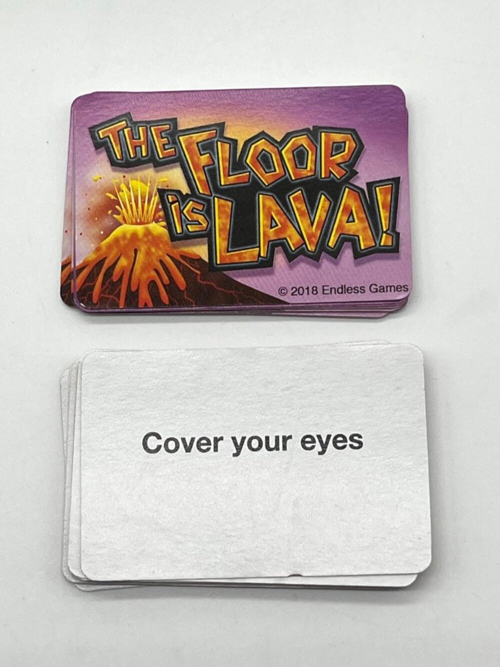 The Floor is Lava Game Replacement Parts 27 Challenge Cards Endless Games 2018